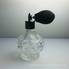 Bouteilles de parfum de verre en forme de taille unique de 75 ml